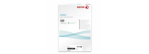 Etikett Xerox for laser og ink-jet 105 x 148 mm. 4 etiketter pr ark (100) 